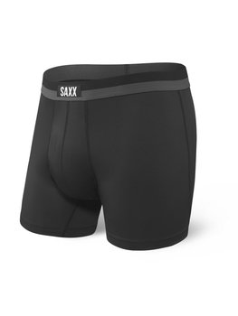 Saxx, Bokserki męskie, Sport Mesh BB Fly Black, rozmiar S - SAXX