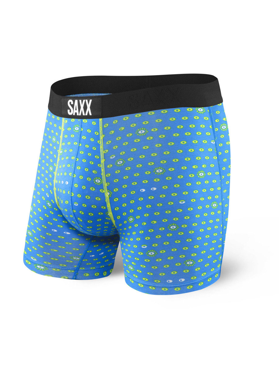 Saxx, Bokserki męskie, Vibe Boxer Modern Fit, niebieski