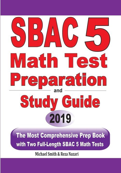 SBAC 5 Math Test Preparation and Study Guide - Smith Michael | Książka ...