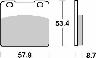 SBS KLOCKI HAMULCOWE KH103 CERAMIC - SBS