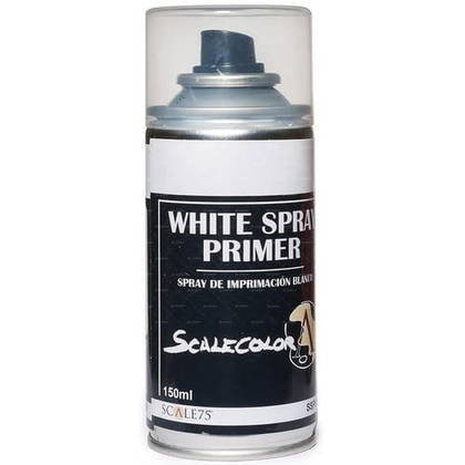 Фото - Творчість і рукоділля ScaleColor: White Spray Primer (150 ml)