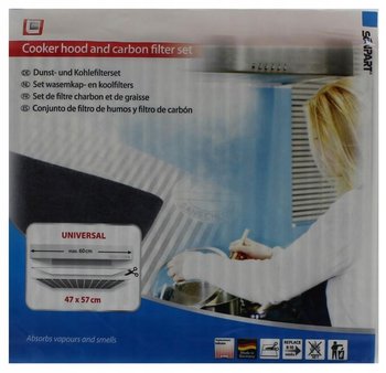 SCANPART Filtr tłuszczu i węgla aktywnego 2szt. - Scanpart