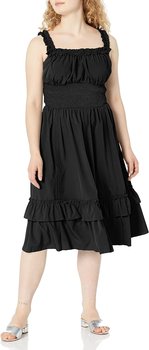 Scarlet Darkness Letnia Sukienka z Dekoltem , Rozmiar XL, Czarna - Inna marka