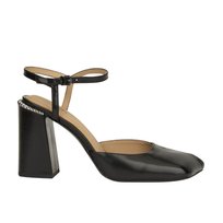 scarpe con tacco donna ash - soft polish calf black - nero Inna marka