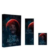 Scary Alpha Książka z gadżetami: zakładka i magnes