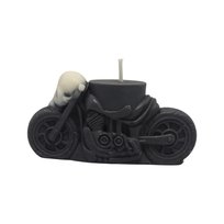 Scent Loop Ozdobna świeca sojowa zapachowa Motocykl z czaszką Dark Code 102g