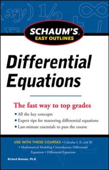 Schaums Easy Outline of Differential Equations. Revised Edition - Richard Bronson