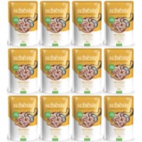 SCHESIR Adult Tuńczyk z Filecikami z Kurczaka Mokra karma dla kota 12x85g