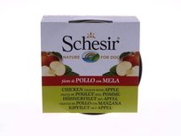 Schesir Pies 150G Puszka Kurczak Jabłko Karma Dla Psa