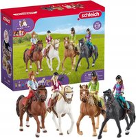 Schleich 72221 Horse Club Ekskluzywny Klub jeździecki ZESTAW KONIE FIGURKI