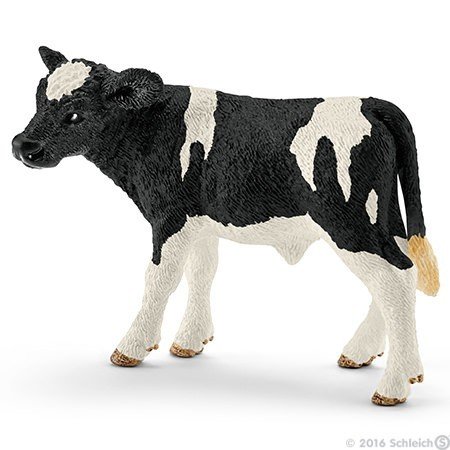 Schleich, figurka, Cielę Rasy Holstein, 13798