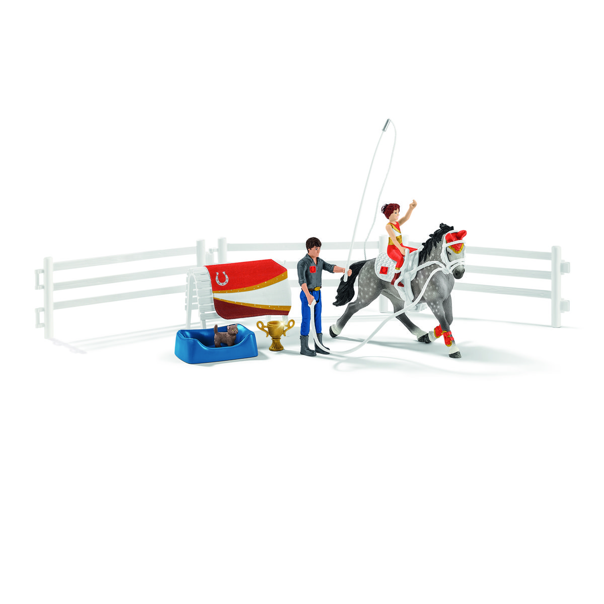 Schleich, figurka, Horse Club Mia'S Vaulting Set 20', 42443