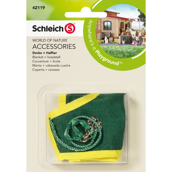 Schleich, Figurka kolekcjonerska, kantar i koc, 42119