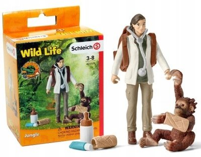 Schleich, Figurka kolekcjonerska, Weterynarz w pracy, 42353