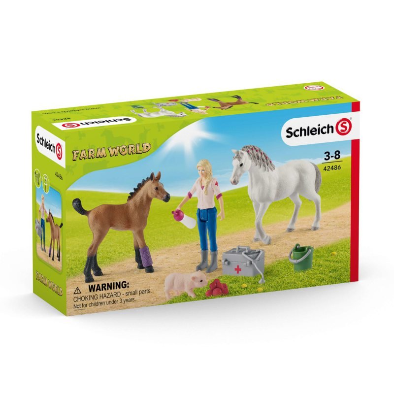 Schleich, figurka, Odwiedziny Weterynarza, 42486