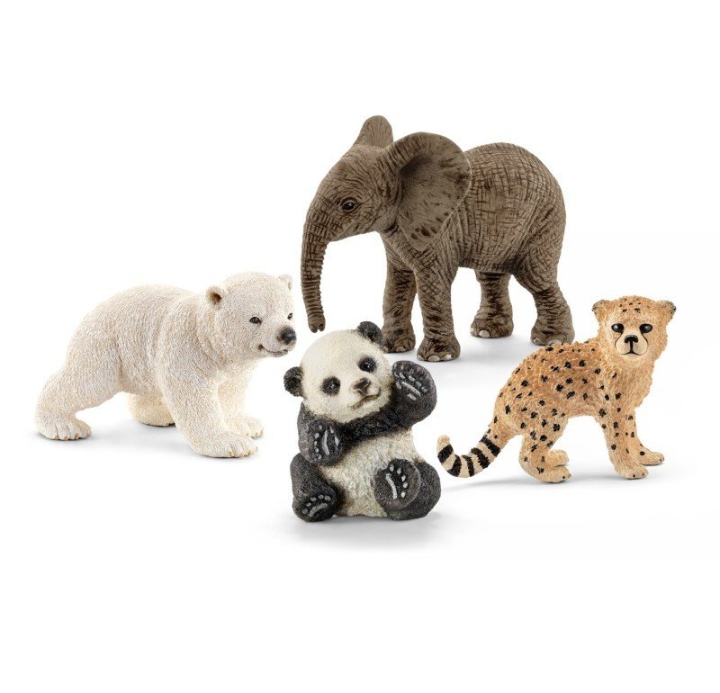 Zdjęcia - Figurka / zabawka transformująca Schleich , figurki Młode zwierzęta z puszczy, GXP-586239 