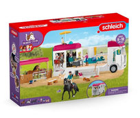 Schleich, Zestaw z figurkami Transporter dla koni 42619