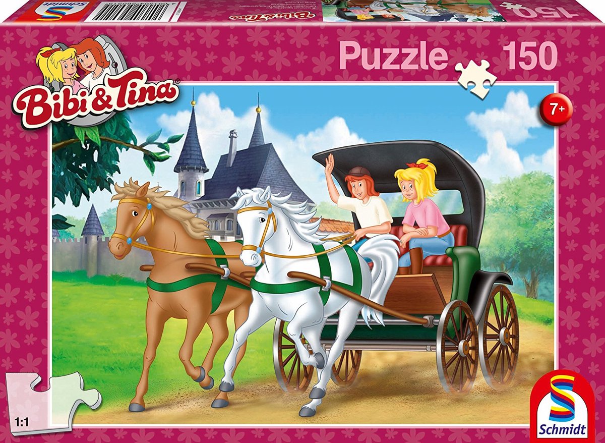 Schmidt, puzzle, Bibi&Tina, Przejażdżka bryczką, 150 el.