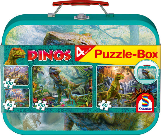 Schmidt, puzzle, Dinozaury, 2x60/2x100 el.