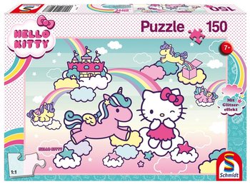 Schmidt, puzzle, Hello Kitty, Jednorożec, 150 el. - Schmidt