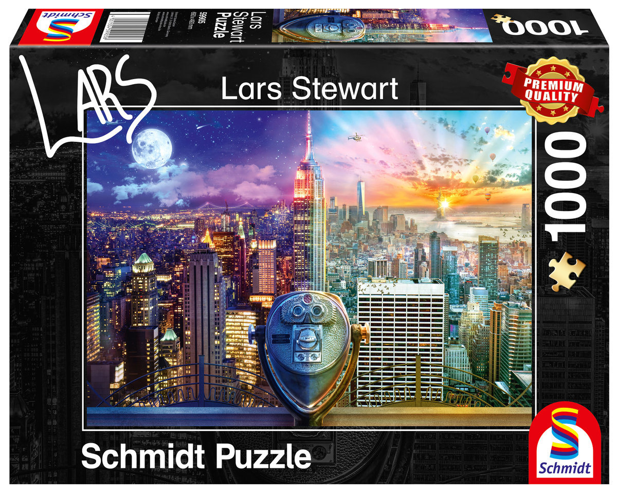 Zdjęcia - Puzzle i mozaiki Schmidt , puzzle, Lars Stewart Nowy Jork , 1000 el. (Dzień / Noc)