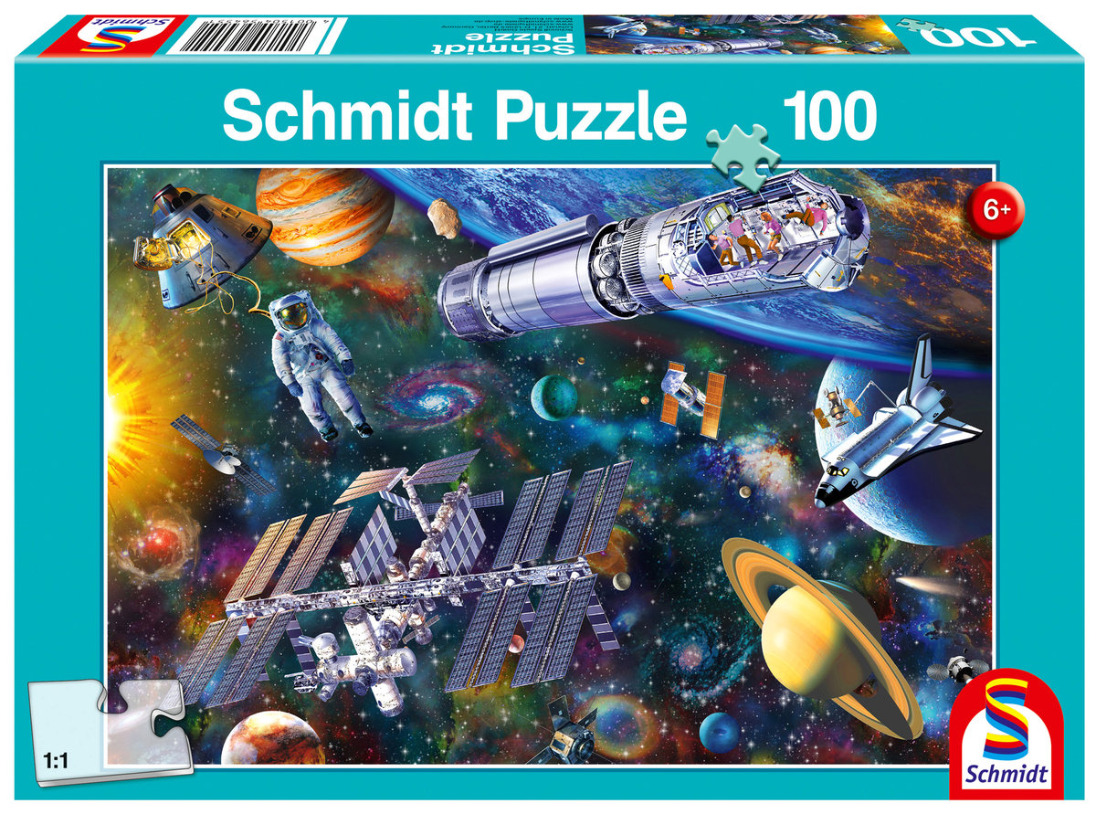 Zdjęcia - Puzzle i mozaiki Schmidt , Puzzle Przestrzeń kosmiczna, 100 el. 