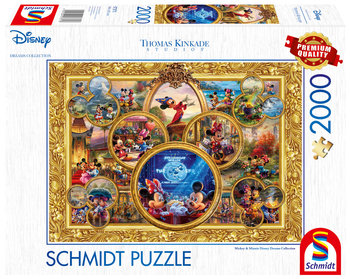 Schmidt, puzzle, Thomas Kinkade, Disney Myszka Miki & Minnie (Disney), 2000 el. - Schmidt