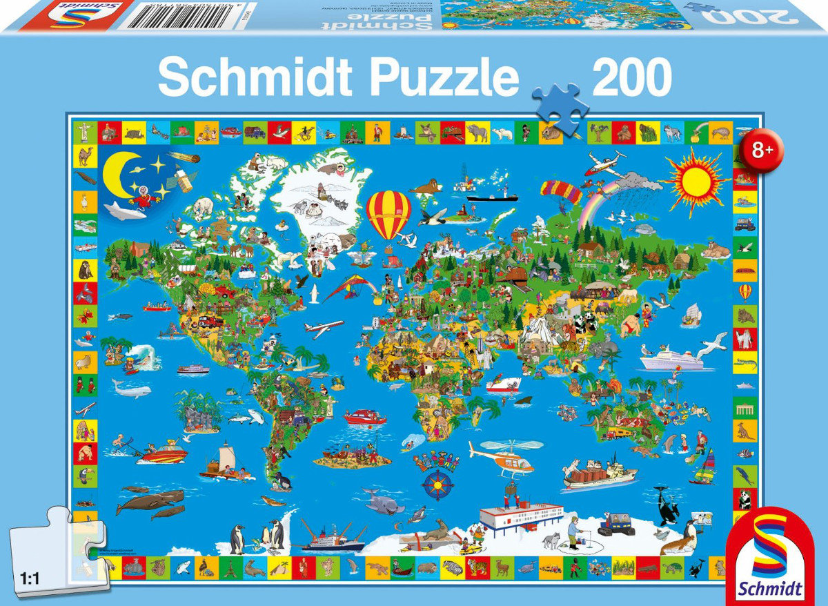Schmidt, puzzle, Twój niesamowity świat, 200 el.