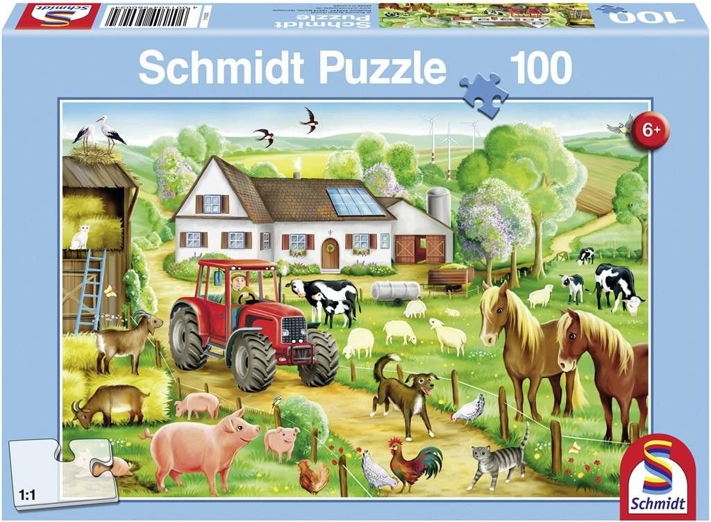Schmidt, puzzle, Wesołe Gospodarstwo, 100 el.