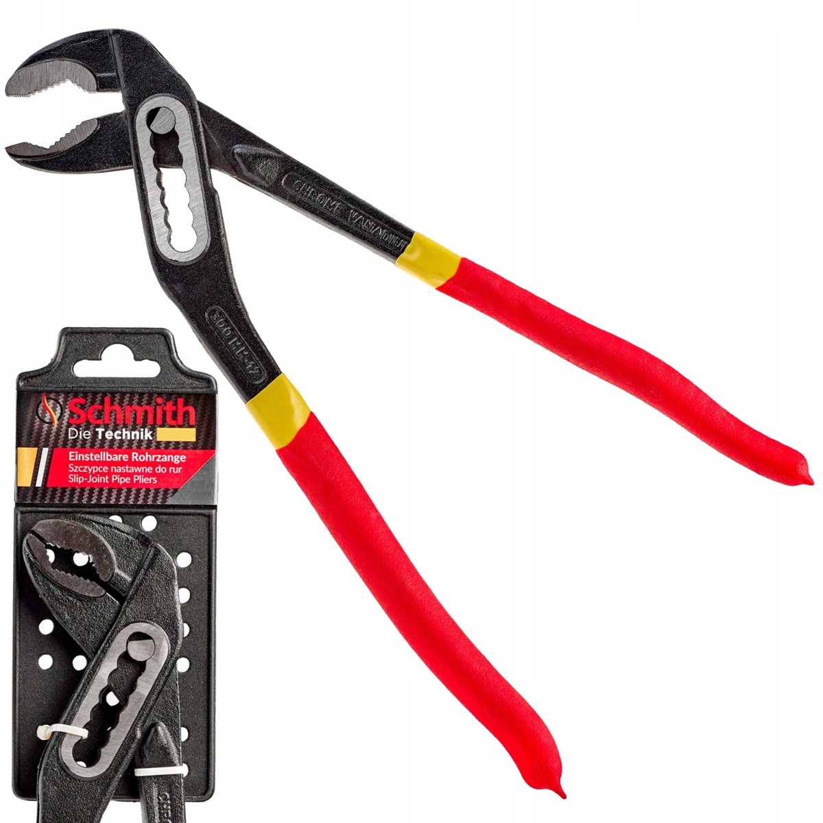 SCHMITH Schmith Szczypce Nastawne Klucz Do Rur 180Mm Żabka