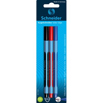 SCHNEIDER, Długopis Slider Edge Xb 1,4Mm 3 Szt. Blister Mix Kolorów - Schneider