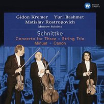 Schnittke: Concerto for Three, String Trio, Minuet Moscow Soloists, Rostropovich Mstislav, Bashmet Yuri, Kremer Gidon