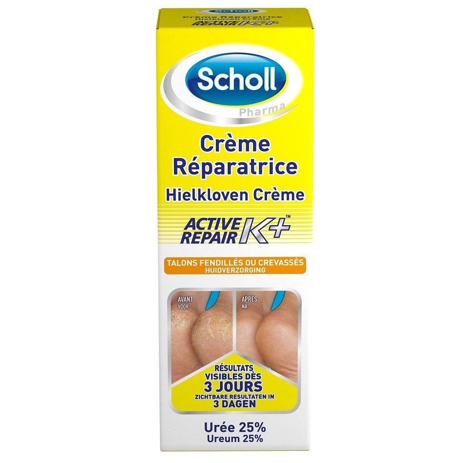 Scholl, Cream Active Repair K+ Cracked Heels krem do stóp na popękane ...