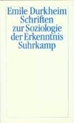 Schriften Zur Soziologie Der Erkenntnis - Durkheim Emile | Książka W Empik