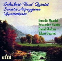 Schubert: 'Trout' Quintet/ Sonata Arpeggione/ Quartettsatz Richter Sviatoslav, Shafran Danill, Tokyo Quartet, Gottlieb Felix