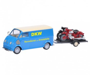 Schuco Dkw Schnelllaster "Dkw" With Bike 1:43 4502388 - Schuco