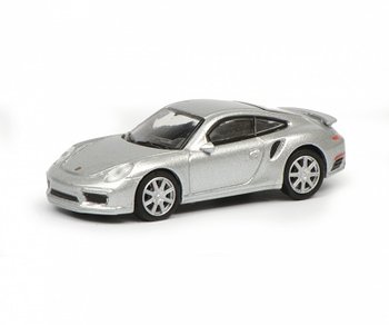 Schuco Porsche 911 (991) Turbo S Silver 1:87 452633100 - Schuco