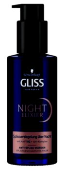 Schwarzkopf, Gliss Kur NIght Anti Spliss, Eliksir na noc do włosów - Schwarzkopf