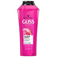 Schwarzkopf, Gliss Kur Supreme Length, szampon do włosów oczyszczający, 400 ml Schwarzkopf