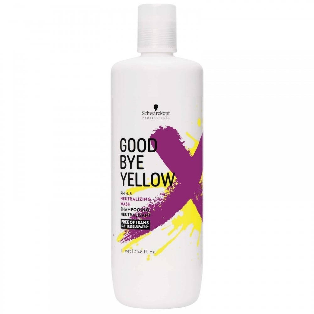 Фото - Шампунь Schwarzkopf Goodbye Yellow szampon do włosów blond neutralizujący żółte od 