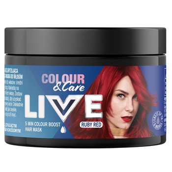 Schwarzkopf,Live Colour&Care 5 minutowa koloryzująca i pielęgnująca maska do włosów Ruby Red 150ml - Schwarzkopf