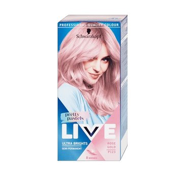 Schwarzkopf, Live Pretty Pastels, krem koloryzujący L123 Rose Gold - Schwarzkopf