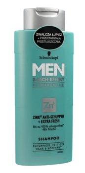 Schwarzkopf, Men, szampon do włosów przeciwłupieżowy z cynkiem - włosy przetłuszczające się, 250 ml - Schwarzkopf