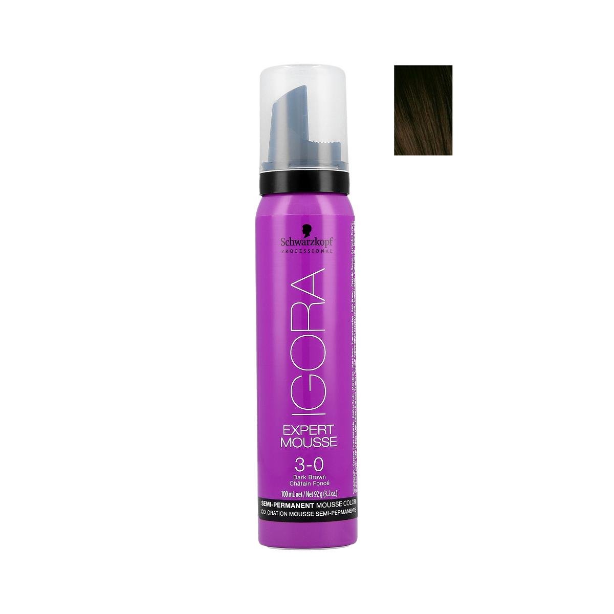 Schwarzkopf Professional Igora Expert Mousse Pianka Koloryzująca Do Włosów 3 0 100 Ml Sklep 6817