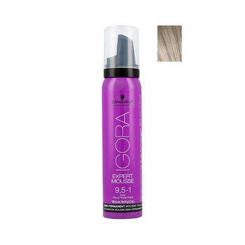 Schwarzkopf Professional, Igora Expert Mousse, pianka koloryzująca do włosów 9,5-1, 100 ml - Schwarzkopf Professional