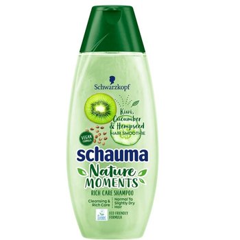 Schwarzkopf, Schauma Nature Moments, szampon do włosów suchych i normalnych Kiwi&Ogórek, 400 ml - Schwarzkopf