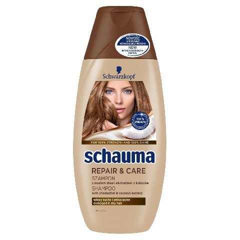 Фото - Шампунь Schwarzkopf , Schauma Repair & Care, szampon do włosów, 250 ml 