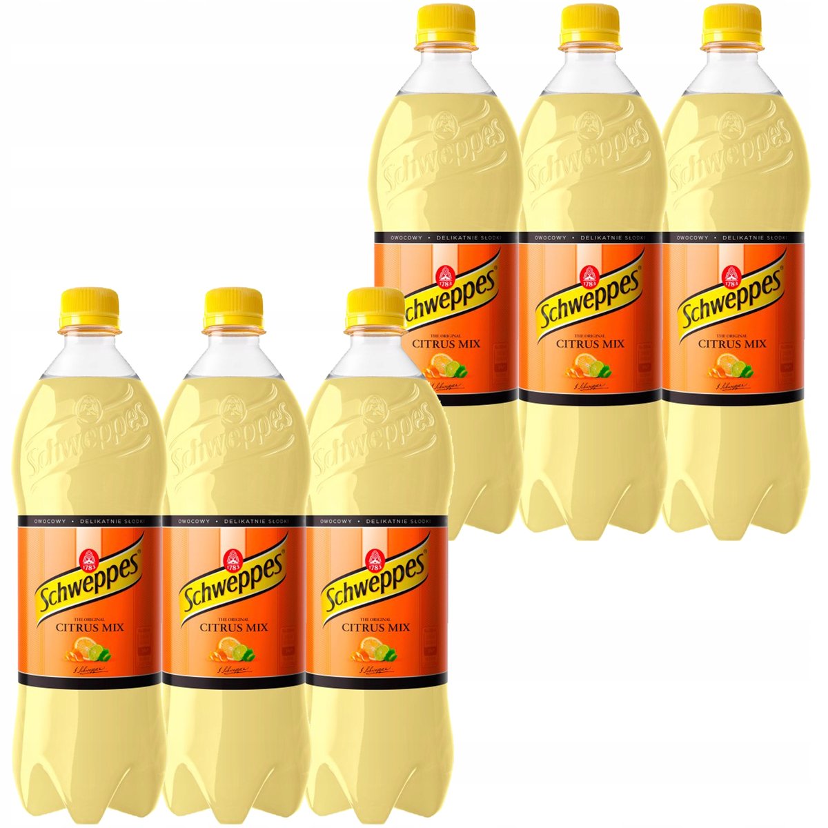 Schweppes Citrus Mix Napój gazowany 0,85 l x 6 sztuk - Schweppes ...