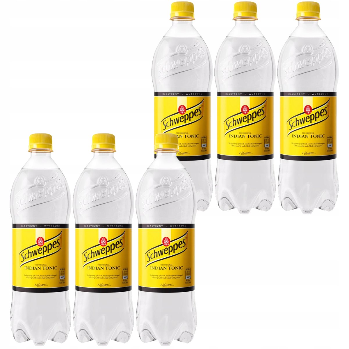 Schweppes Indian Tonic Napój Gazowany 0,85 L X 6 Sztuk - Schweppes ...