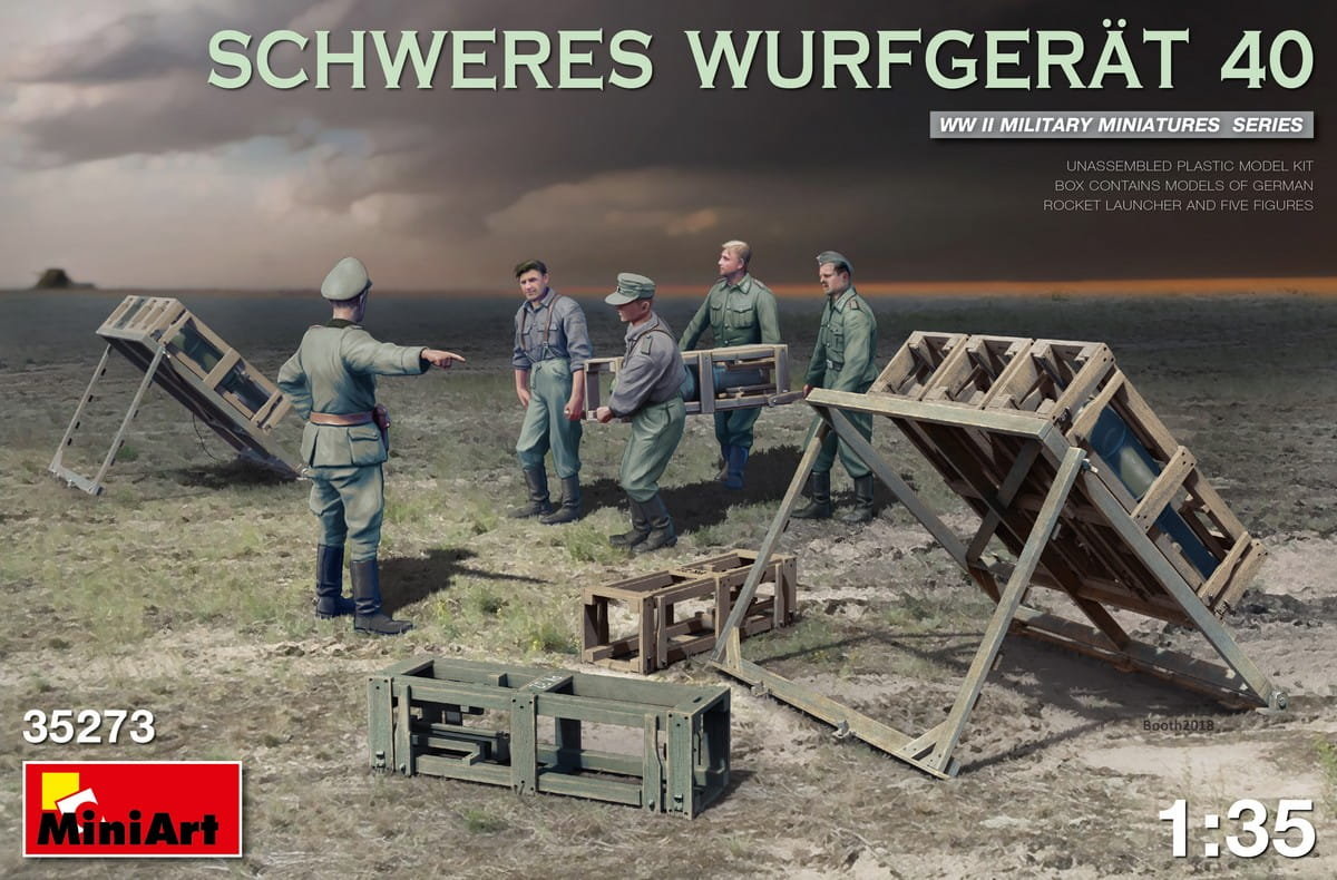 Фото - Збірна модель MiniArt Schweres Wurfgerat 40 1:35  35273 